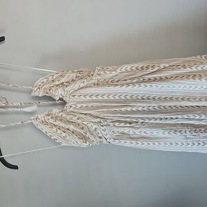 Magnolia & Hollie Cream Halter Maxi Dress